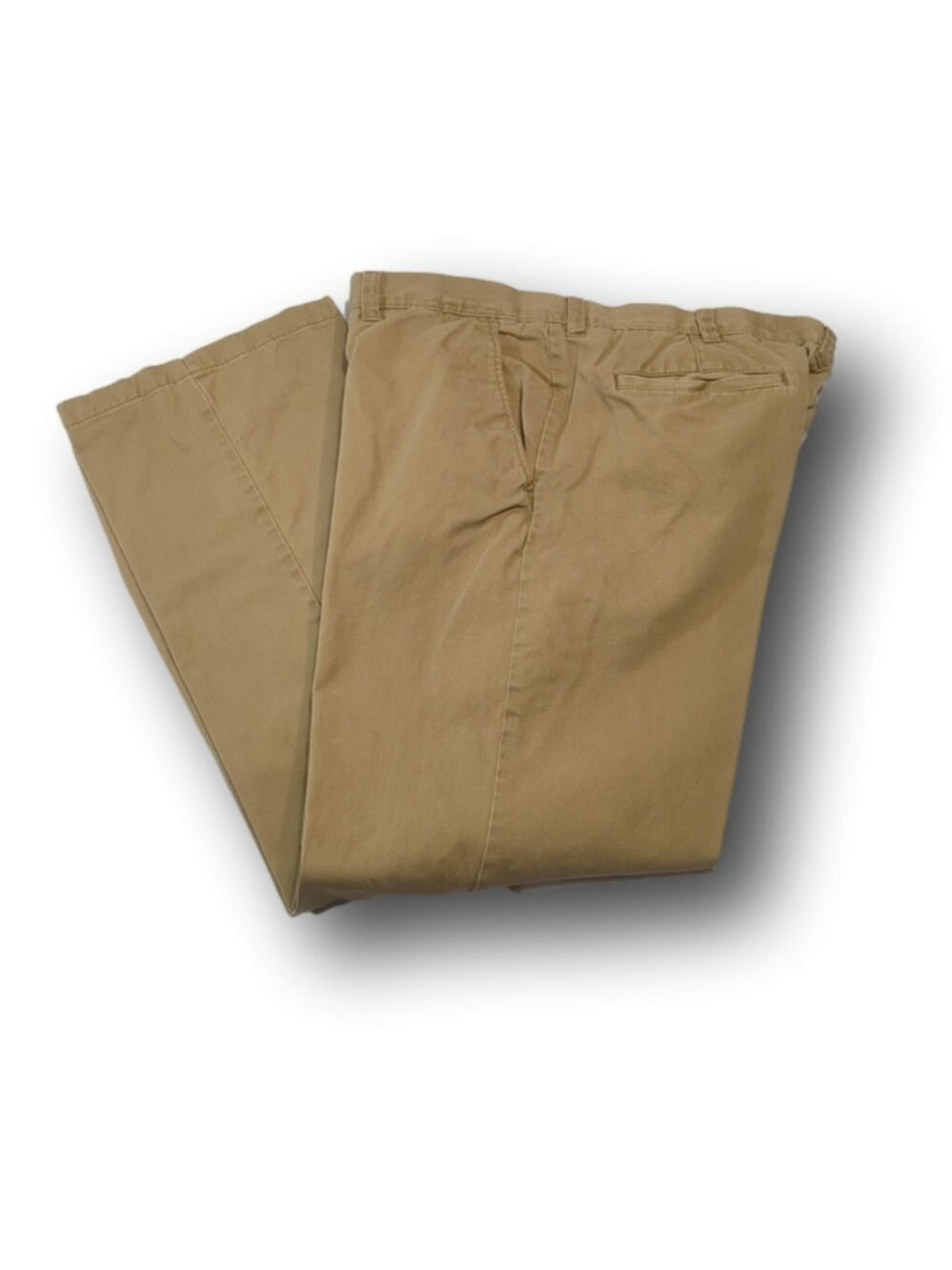 FLAT front straight leg khakis